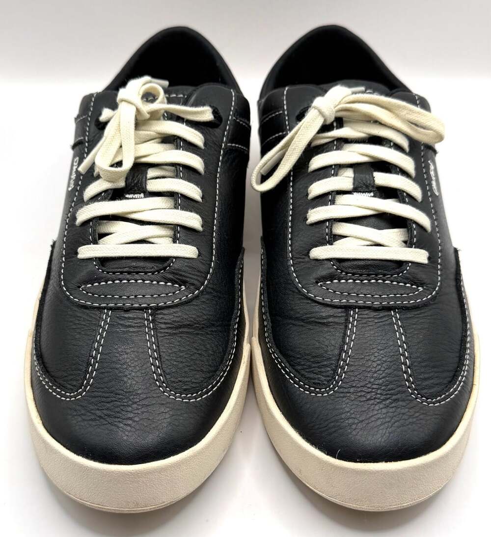 Olukai Ha'upu Womens Size 10 Shoes Black Sneakers 20493-4040 Haupu Leather